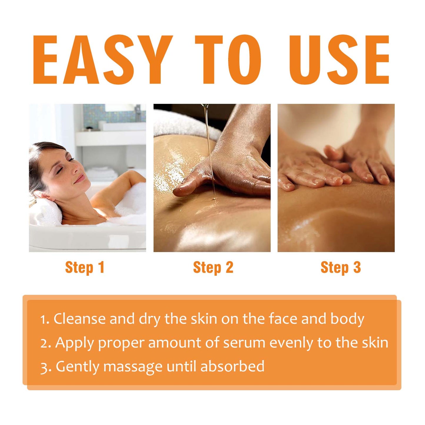 Vitamim C Face Body Serum, Repair Nourish Skin Filling Water Carry Bright Tight Anti-Wrinkle Fine Lines