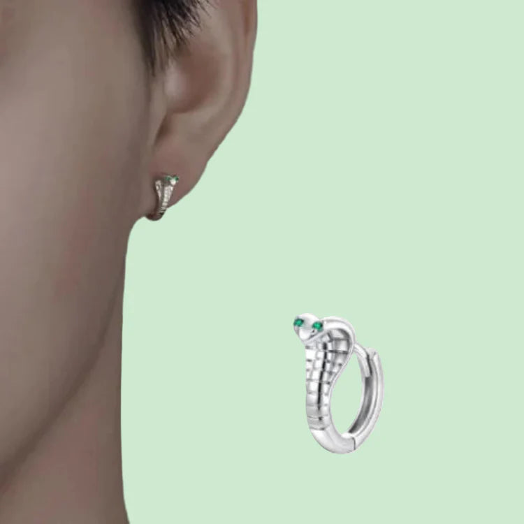 Cobra Fashion Ear Studs for Men and Women Gift