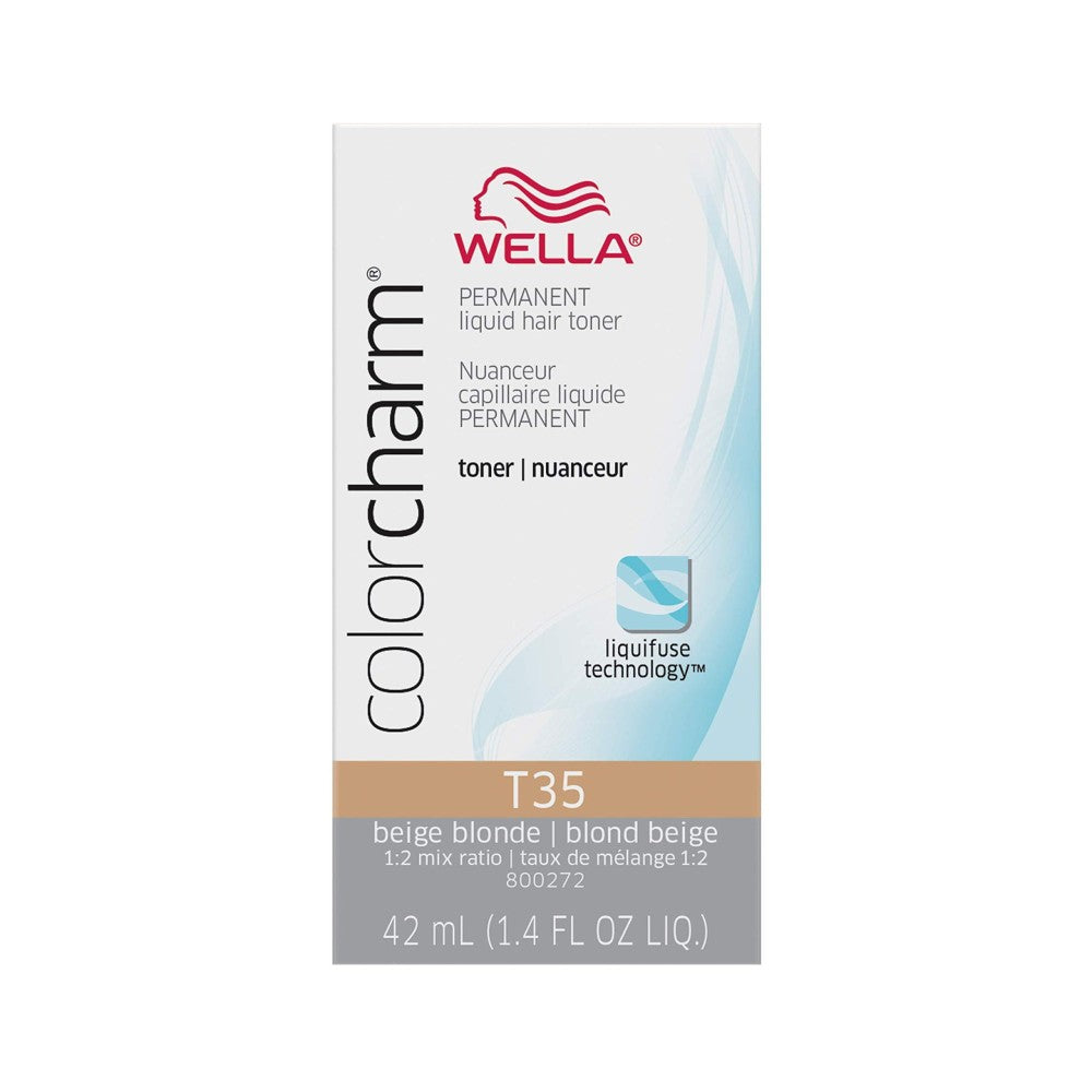 Wella Color Charm Permanent Liquid Hair Toner 1.4 Oz