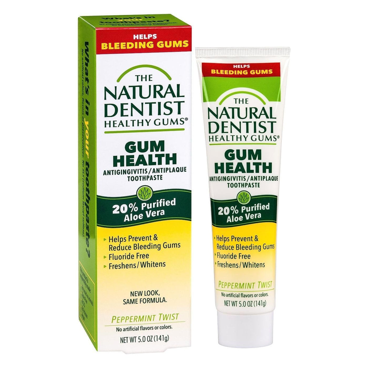 The Natural Dentist Peppermint Twist Gum Health Toothpaste 5 Oz