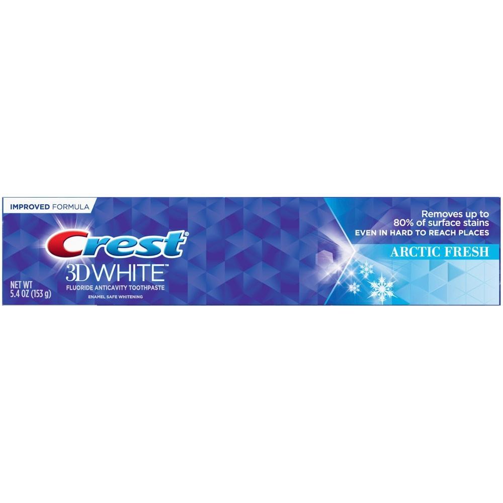 Crest 3D White, Whitening Toothpaste Arctic Fresh, 5.4 Oz
