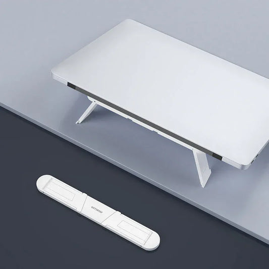 Base de soporte plegable para computadora portátil, soporte antideslizante para escritorio.