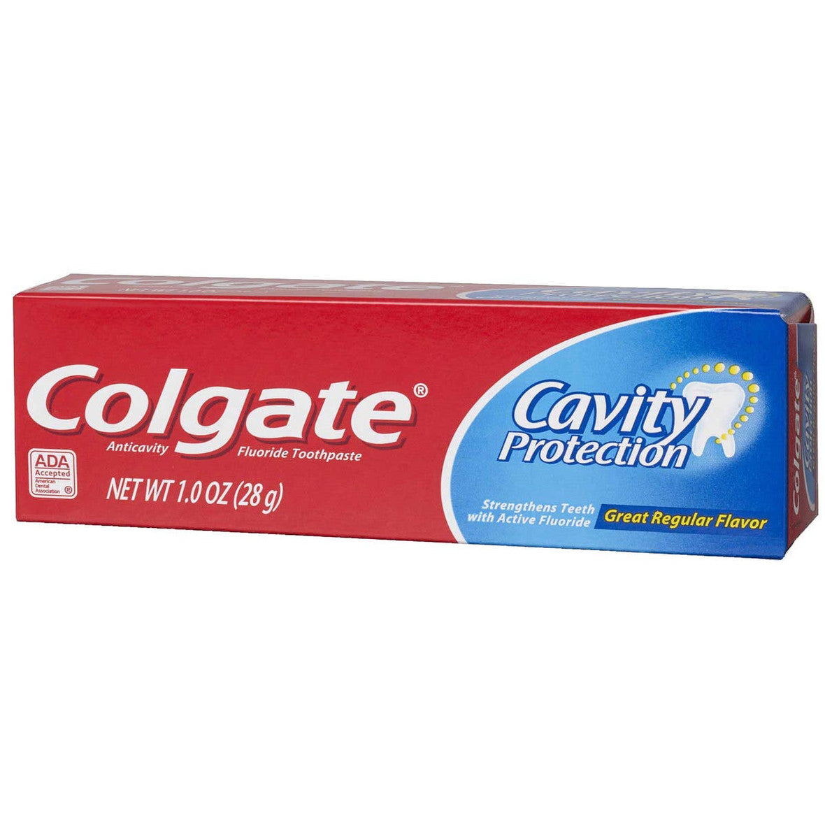 Colgate Cavity Protection Toothpaste With Fluoride Great Regular Flavor - 1.0 Ounce