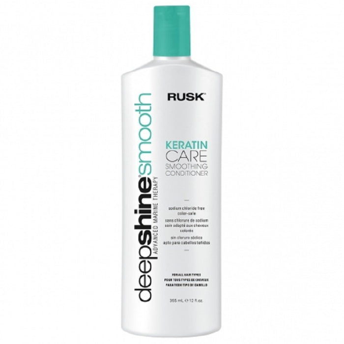 Rusk DeepShine Smoothing Keratin Care Conditioner 12 Oz