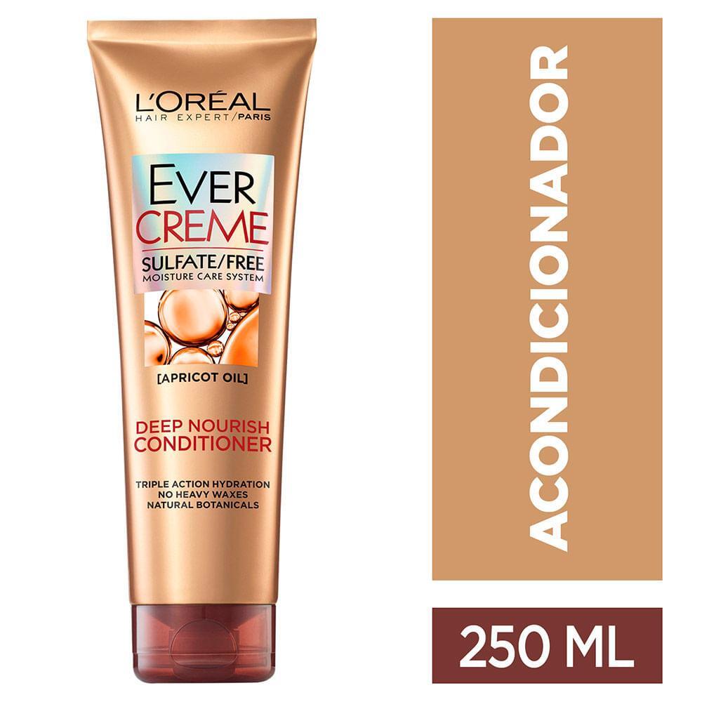 L'Oreal L'Oréal Paris EverCreme Deep Nourish Sulfate Free Conditioner For Dry Hair