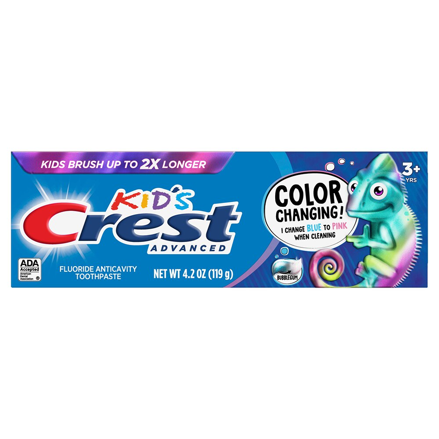 Crest Advanced Kids' Fluoride Toothpaste - Bubblegum Flavor - 4.2oz