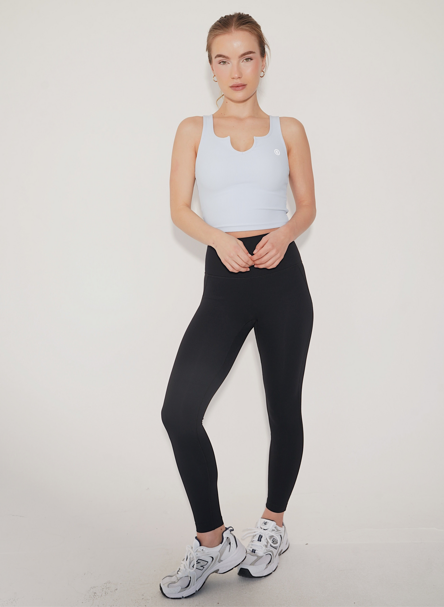 I Am Self Love Ribbed Quick-Dry Butter Baby Blue Tank