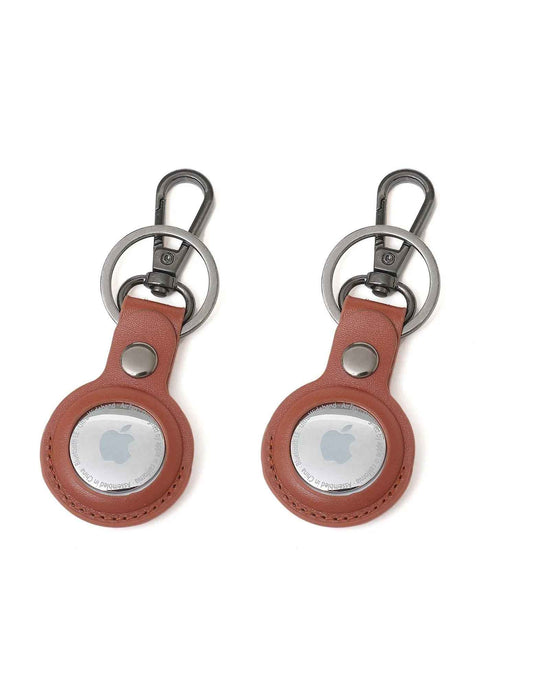 TILBA Airtag Keyring X 2 I Tan