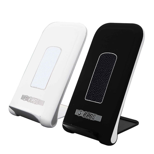 5 Core Wireless Charger 10W Max Fast Wireless Charging Pad Glass Top