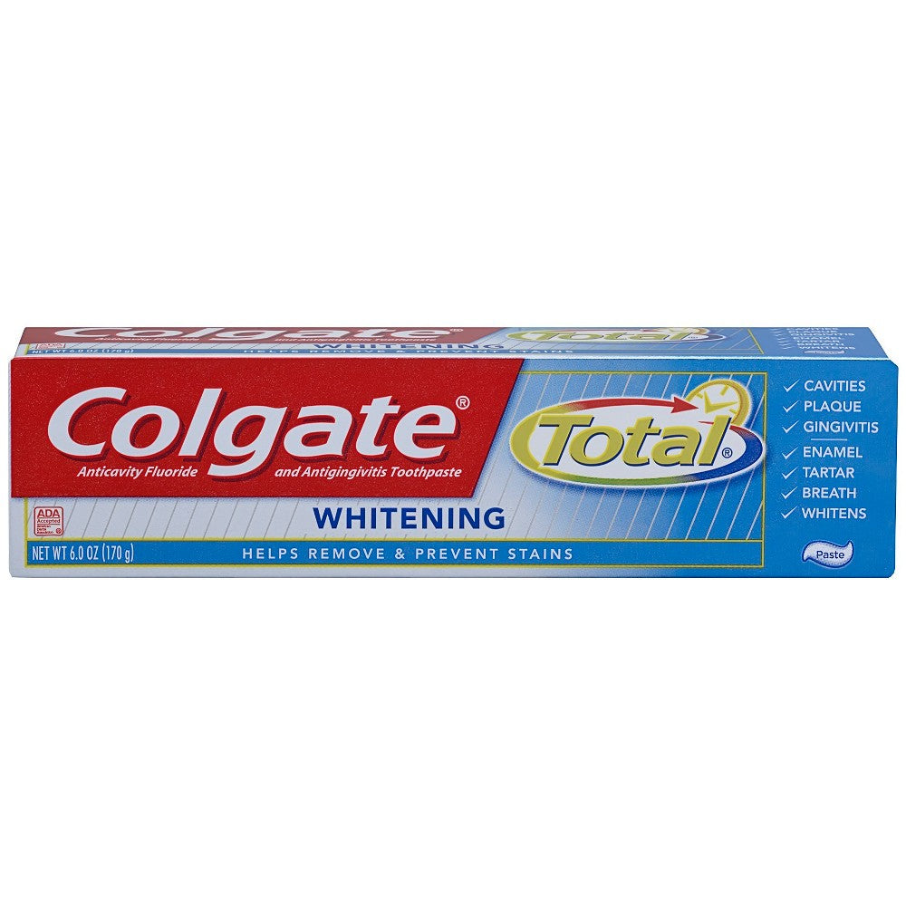 Colgate Total Toothpaste, Anticavity Fluoride And Antigingivitis, Whitening, Paste