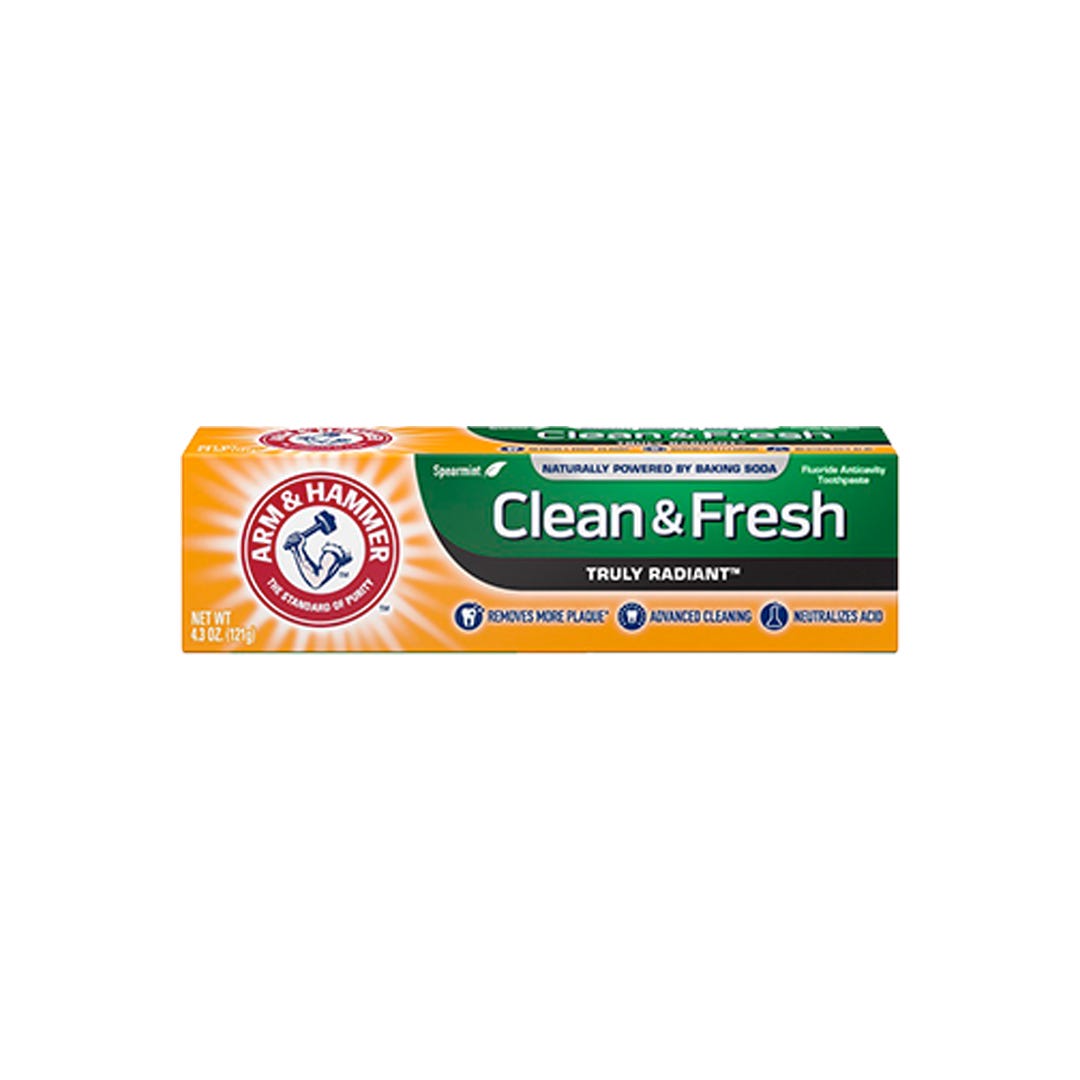 Arm & Hammer Truly Radiant Toothpaste, Fluoride Anticavity, Tartar Control, Clean Mint
