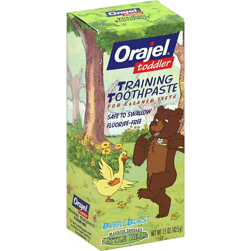 Orajel Toddler Training Bubble Burst Toothpaste 1.5 Oz