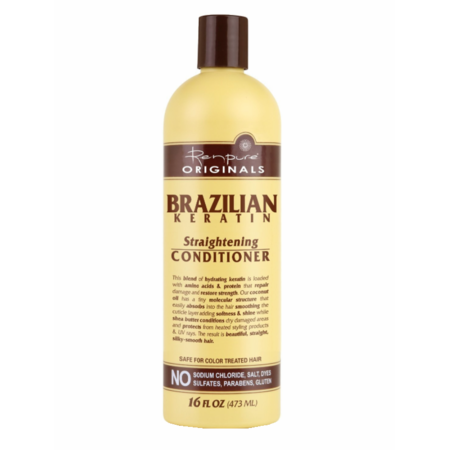 Renpure Originals Conditioner, Straightening, Brazilian Keratin