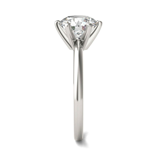 AGI Certified 3 CTW Lab Grown Diamond Solitaire Engagement Ring – G-VS