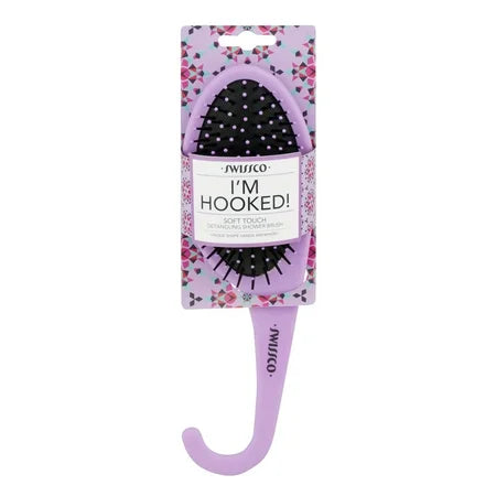 Swissco Brush Hooked Purple Detangling Shower