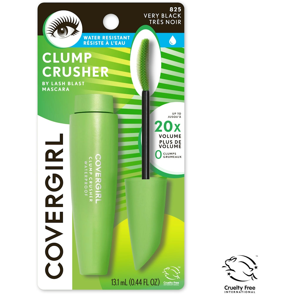 CoverGirl Clump Crusher By Lash Blast Water Resistant Mascara – Very Black – 825