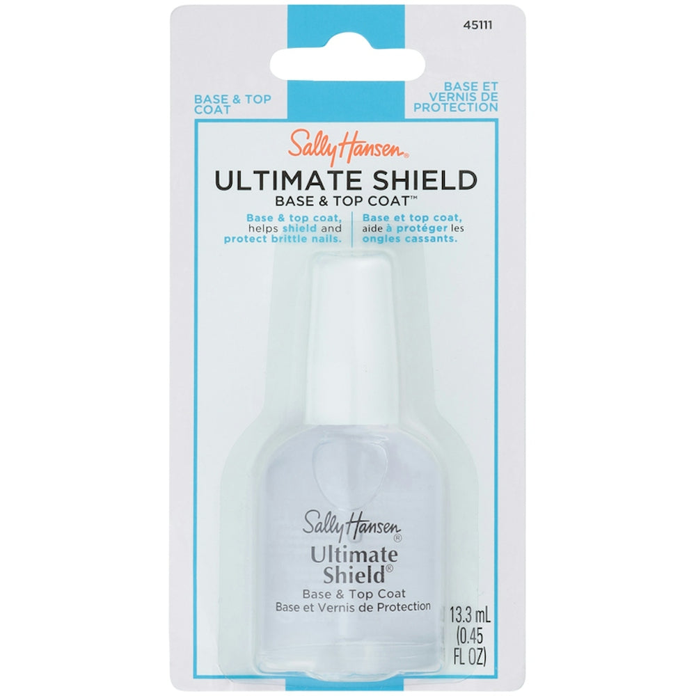 Sally Hansen Nail Treatment 45111 Ultimate Shield Base & Top Coat - 0.45 Fl Oz