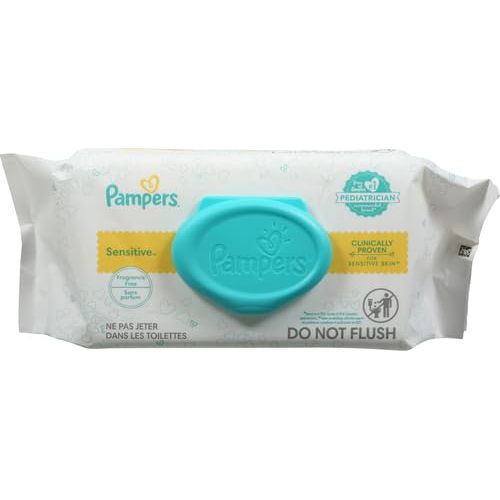 Pampers Baby Wipes Sensitive Perfume Free 84 Count