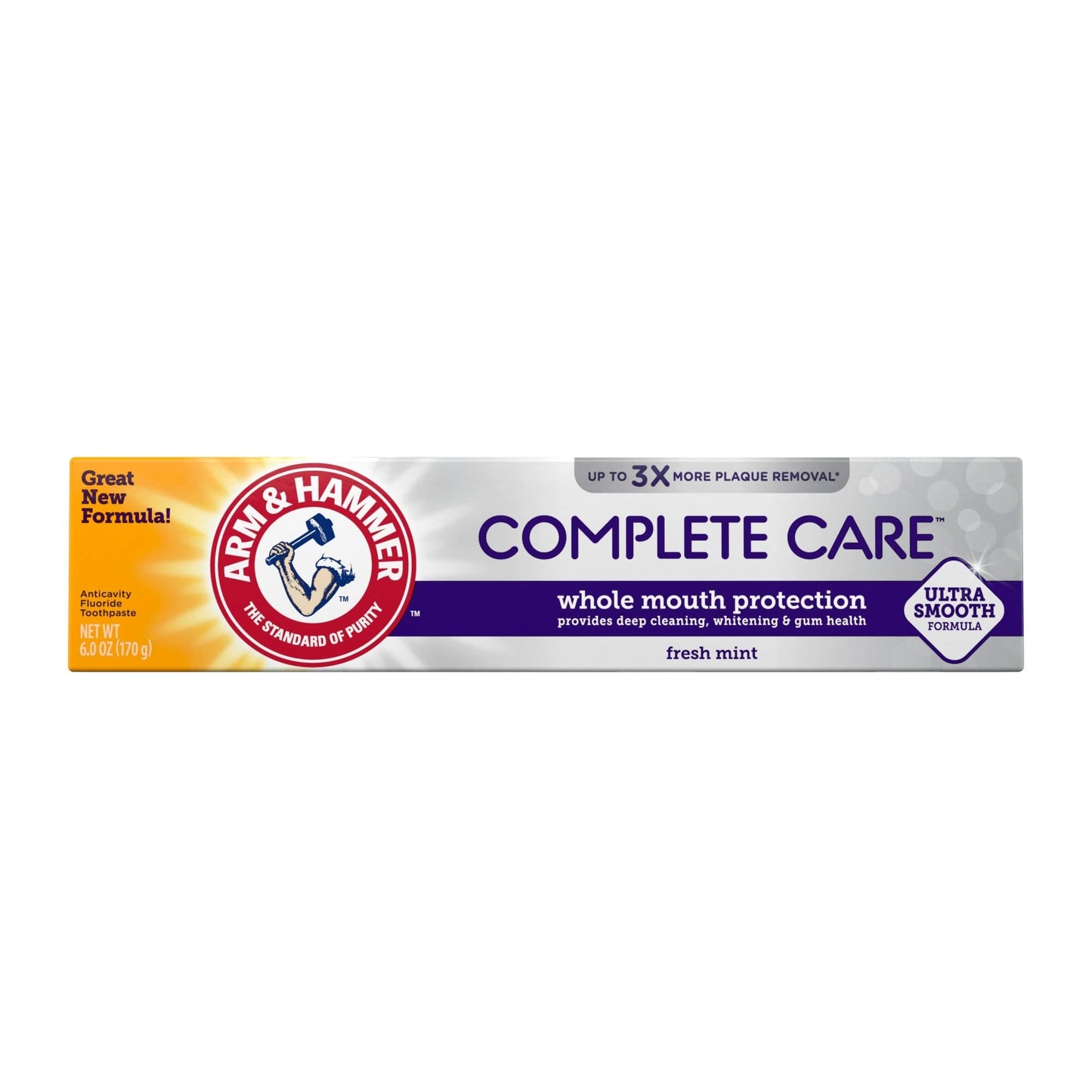 Arm & Hammer Complete Care Toothpaste Extra Whitening Fresh Mint 6 Oz