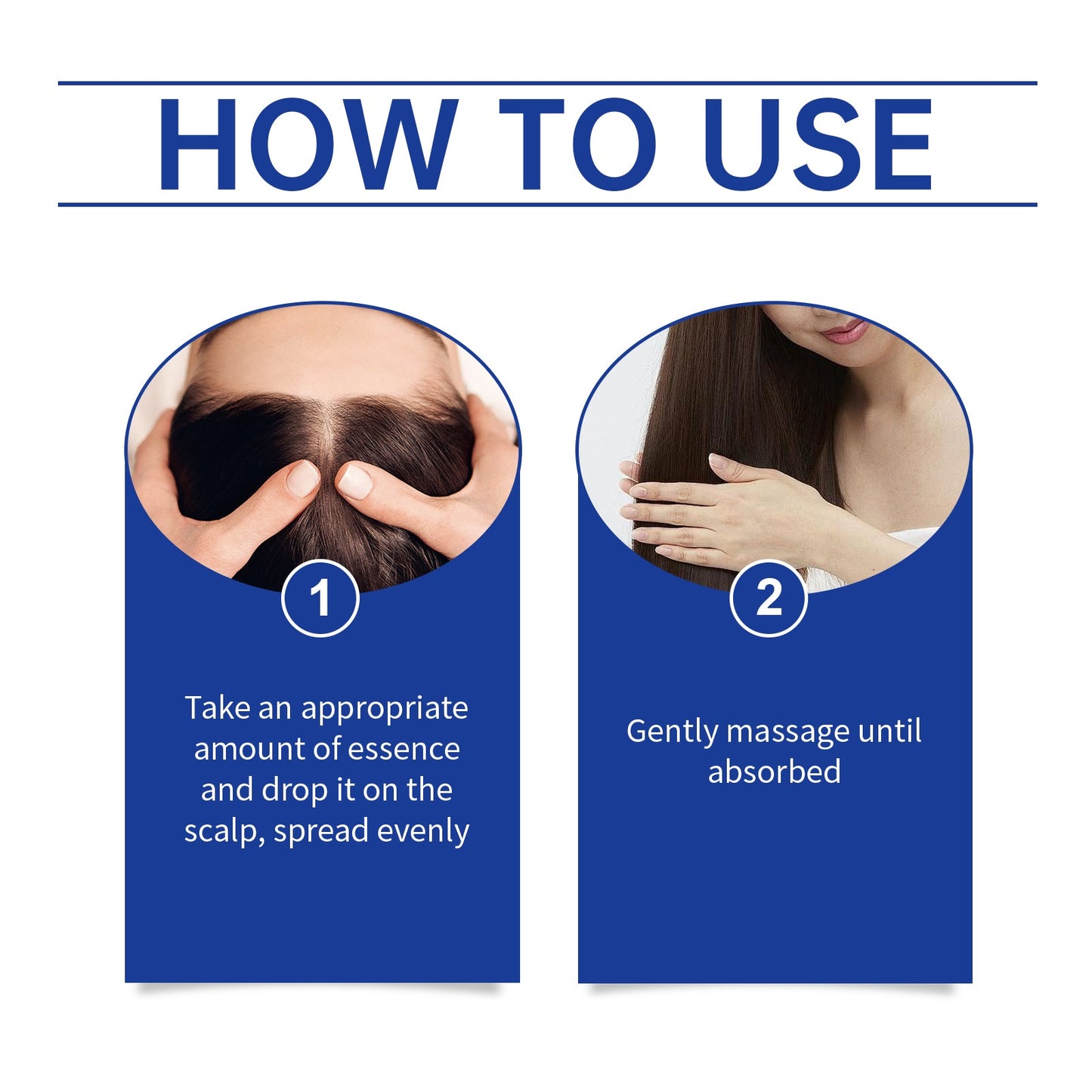 Blue Copper Peptide Hair Care Essential Oil, Moisturizes Dry Hair And Smooth Hair Massage Hair Care Essence