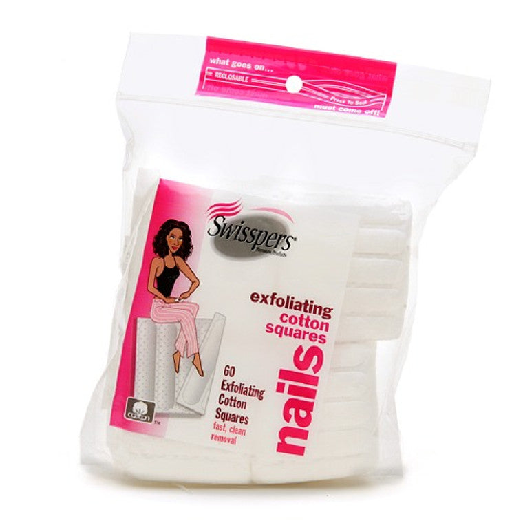Swisspers Premium Exfoliating Cotton Nail Squares