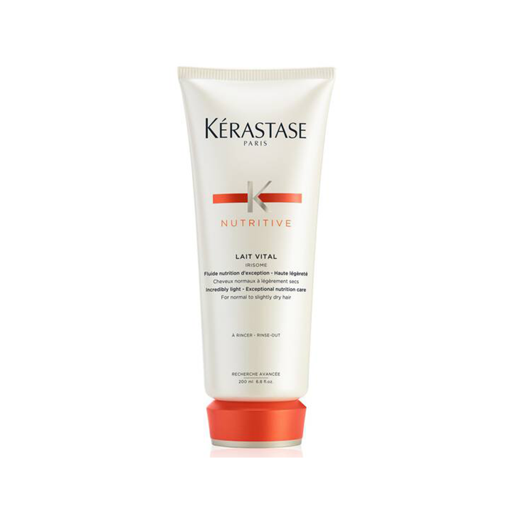 Kerastase Nutritive Lait Vital Incredibly Light – Exceptional Nutrition Care – For Normal To Slightly Dry Hair – Rinse-Out, 200Ml