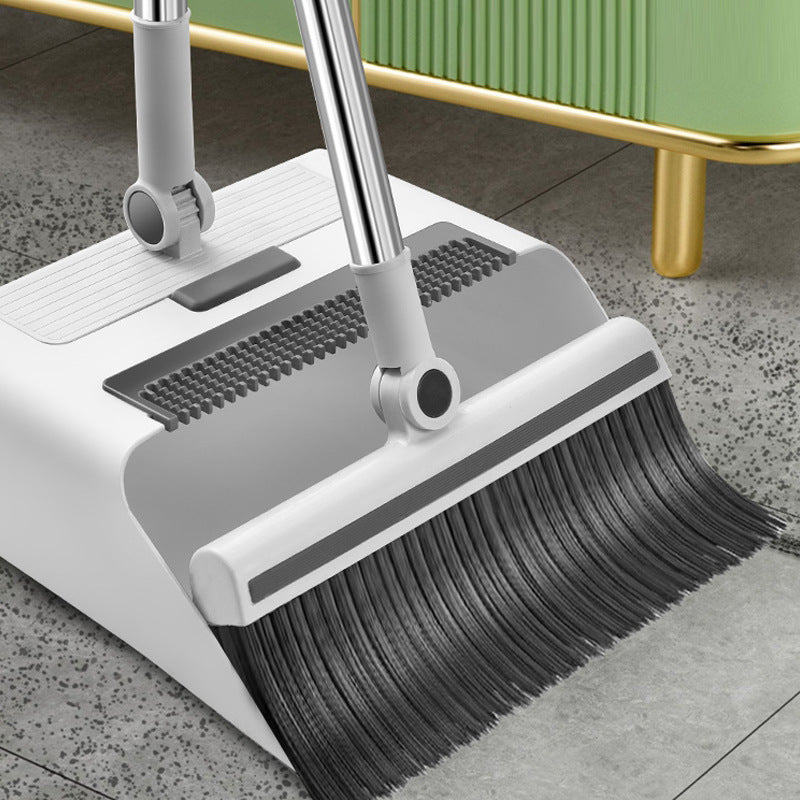Folding broom dustpan floor brush three in one household multifunctional cleaning broom