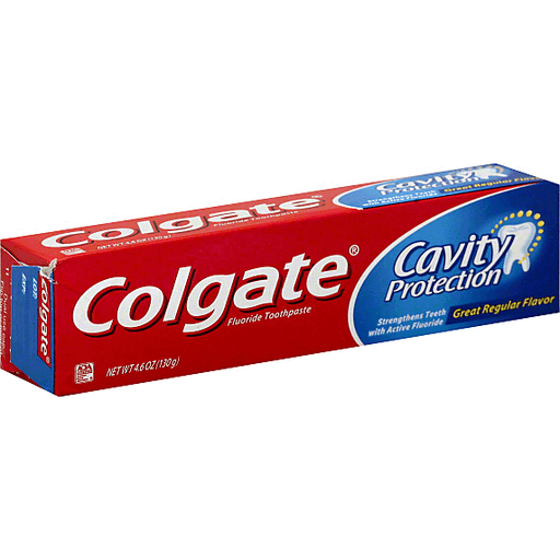 Colgate Toothpaste, Fluoride, Cavity Protection, Great Regular Flavor