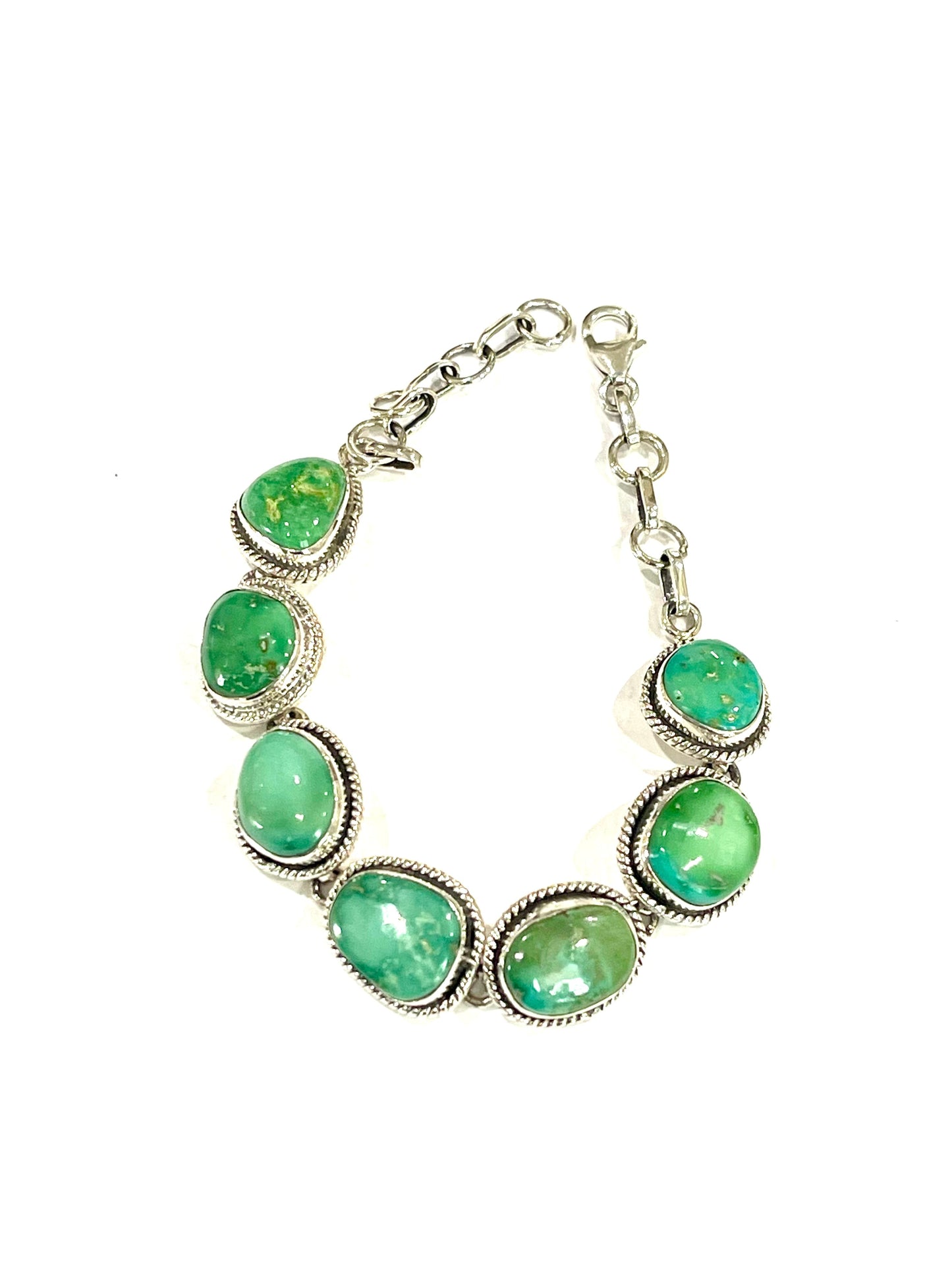 Handmade Sterling Silver & Sonoran Mountain Turquoise Bracelet