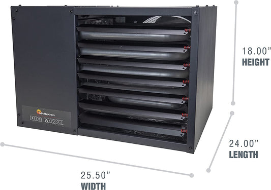 Natural Gas Unit Heater Big Maxx MHU80NG 80000 BTU Black