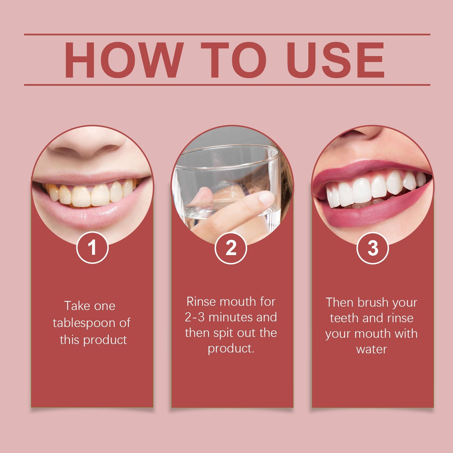 Fresh Breath Mouthwash, Bad Breath Clean Stain Residue Daily Care Dental Care