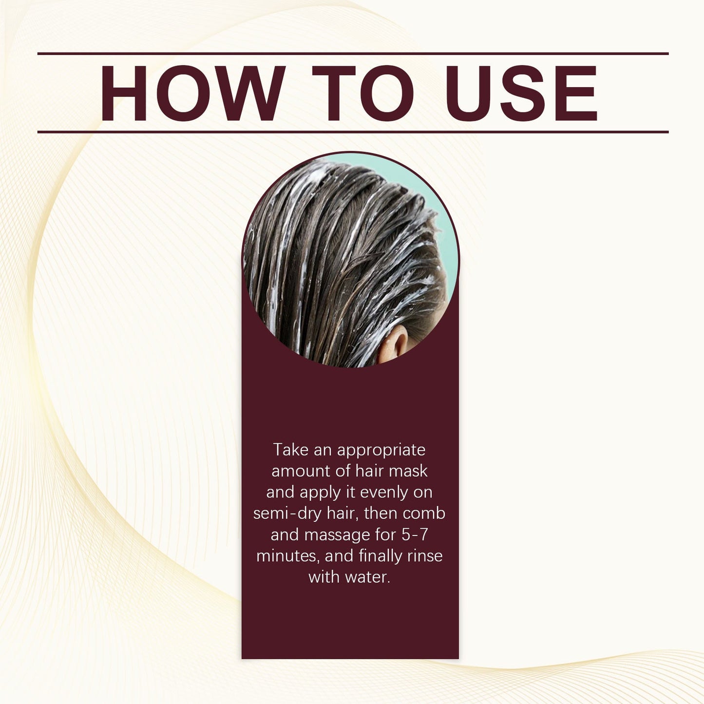 Batana Oil Strong And Volumizing Hair Mask Repair Hair Frizz Nourishing Hair Smooth Hair Treatment