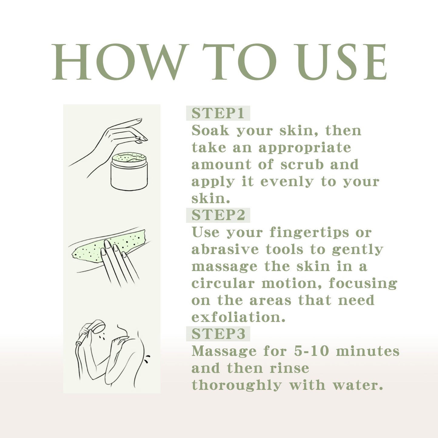 Avocado Ice Cream Scrub, Full Body Cleanse Exfoliating Dead Skin Shower Refresh Body Scrub