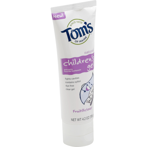 Tom's of Maine Fruitilicious Gel Natural Kids Toothpaste - 4.2oz