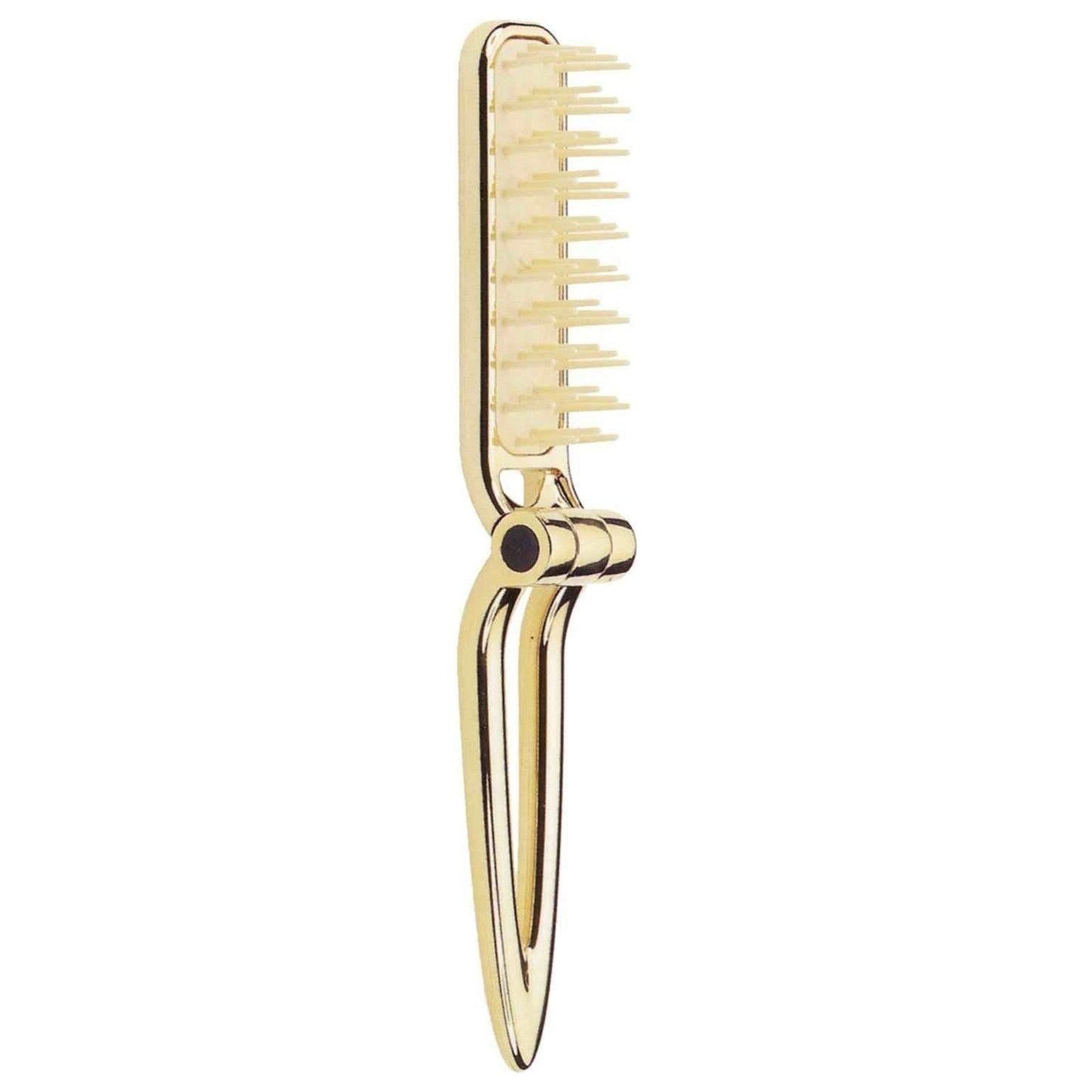 Janeke Gold Folding Hairbrush