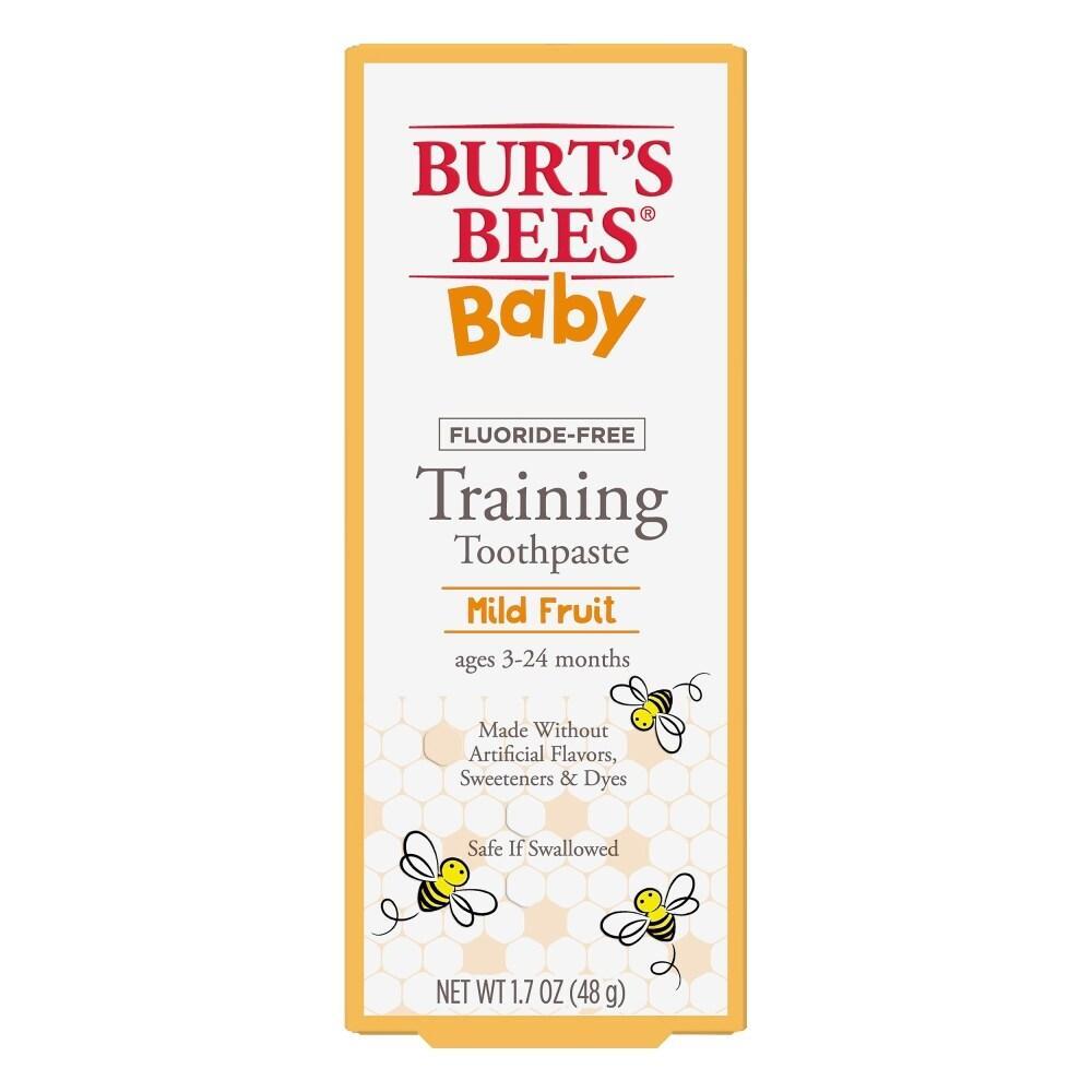 Burt's Bees Baby Training Toothpaste, Fluoride Free, Mild Frui