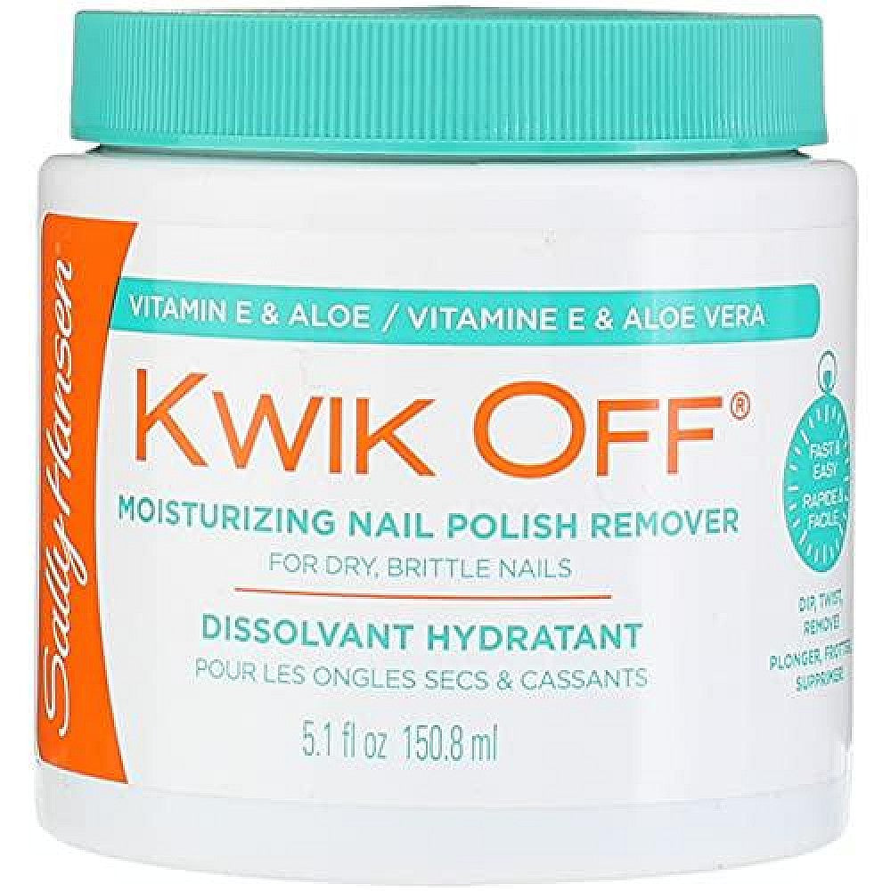 Sally Hansen Kwik Off Moisturizing Nail Polish Remover, 5.1 Oz