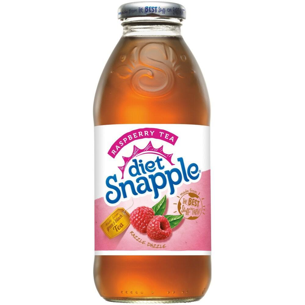 Snapple Diet Raspberry Tea, 16 Fl Oz Glass Bottle