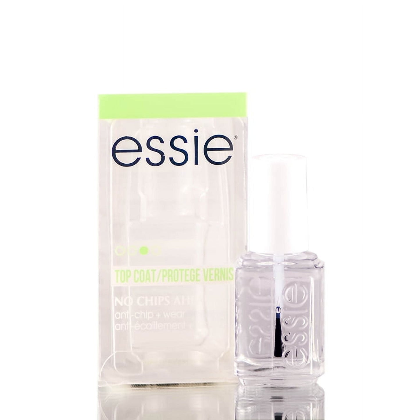 Essie No Chips Ahead Chip-Resistant Top Coat Nail Polish, 0.46 Ounce