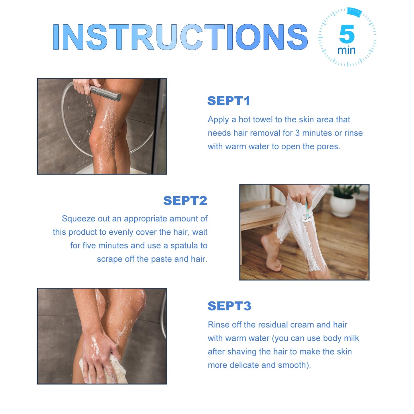 Painless Hair Removal Cream, Gentle Hair Removal Without Black Spots On The Whole Body Hair Removal Cream