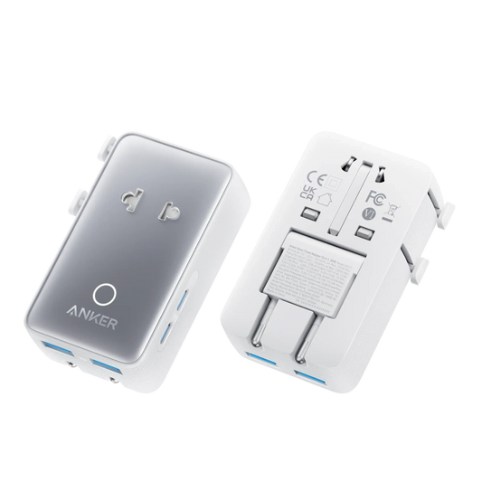 Anker Nano Seyahat Adaptörü (5'i 1 arada, 20W, 1'li Paket)