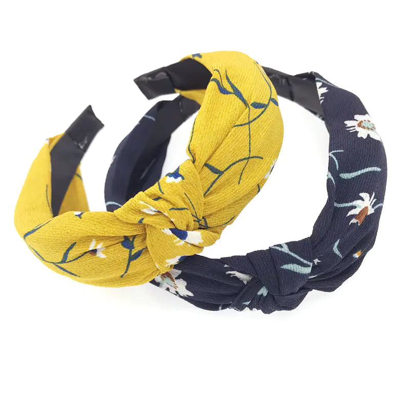 Korean Style Hairband and Clip, Women's Floral Accessory