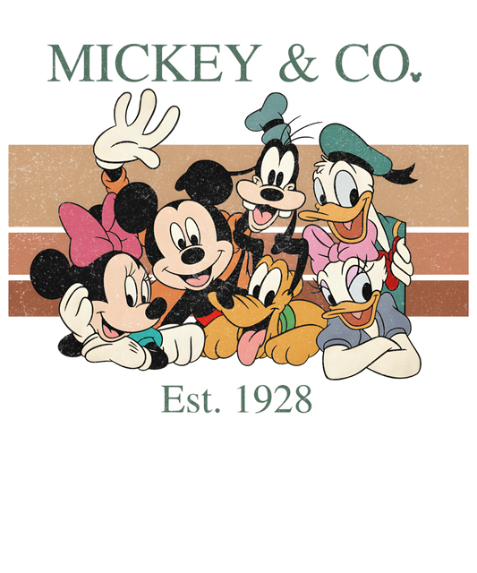 Mickey & Friends Family Vacation PNG Bundle - Digital Download