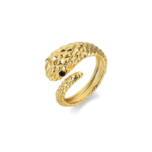European and American Snake-Shaped Women's Fashion Ring