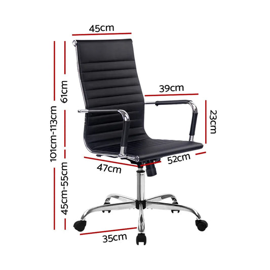 Artiss Gaming Office Chair Computer Desk Chairs Home Work Study Black
