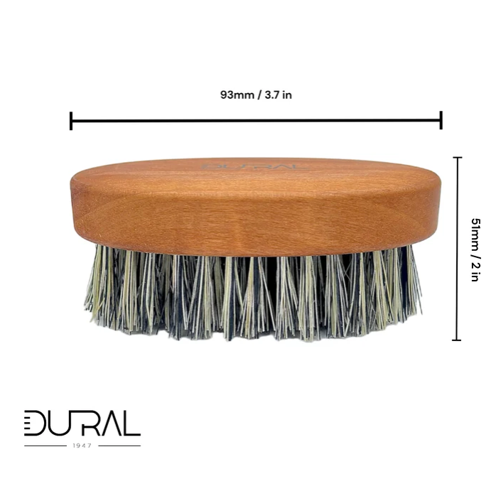Dural Beard Brush Grey Tampico Fibre Pear Wood