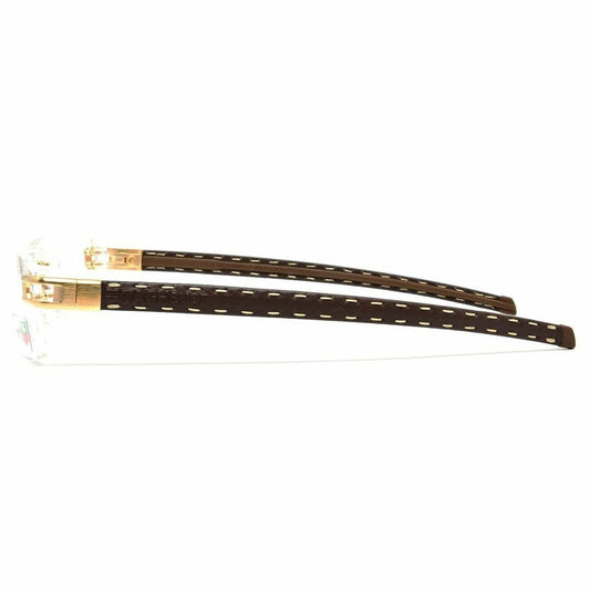 TAG Heuer Men's L-Type T 0152 003 Gold Brown Calfskin Leather