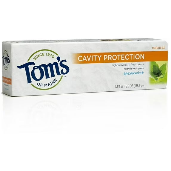 Tom's Cavity Protection Fluoride Toothpaste Spearmint 5.5 OZ