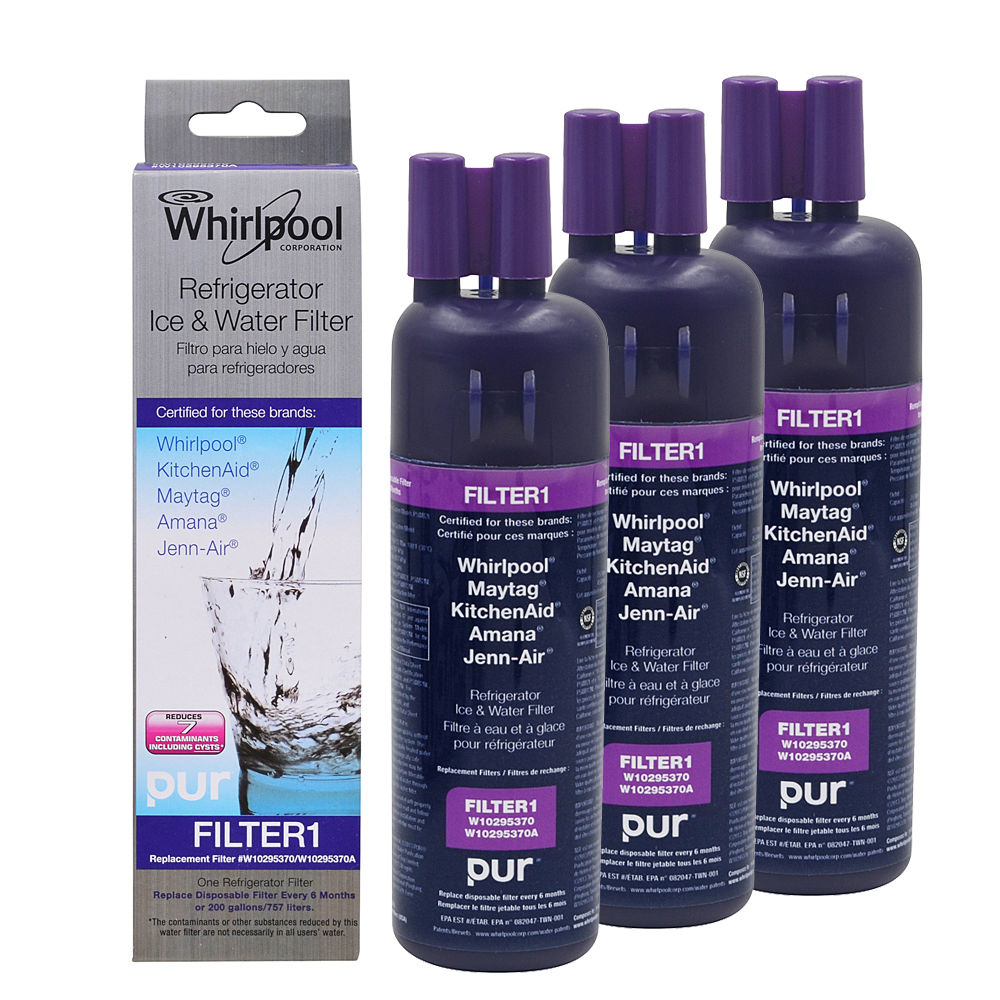 Whirlpool Water Filter W10295370A Pur Filter 1 W10295370 Refrigerator