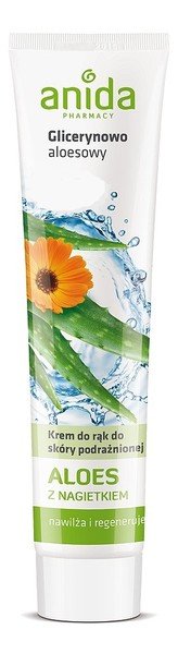 Anida Glycerin-Aloe Regenerating Moisturizing Hand Cream with Calendula 100ml